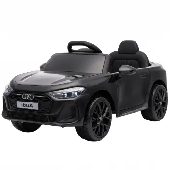 AIYAPLAY Masina Electrica pentru Copii 12V Audi A5L cu Telecomanda, Baterie cu Litiu, 2 Motoare, Telecomanda, Negru | Aosom Romania imagine