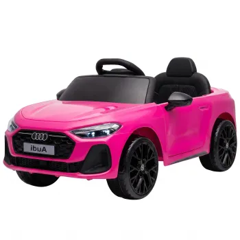 AIYAPLAY Masina Electrica pentru Copii 12V Audi A5L cu Telecomanda, Baterie cu Litiu, 2 Motoare, Telecomanda, Roz | Aosom Romania imagine