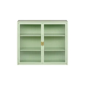 Bufet modern cu doua usi, Verde | Aosom Romania imagine