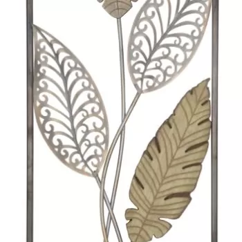 CHARME1921 Decoratiune de perete din lemn, frunze-A- CM 30,5X1,90X91 imagine