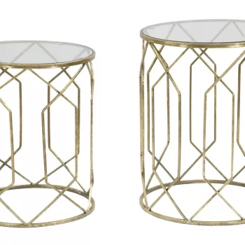 CHARME1921 Set din 2 masute TUNISI CM O 42X53-38X47 imagine