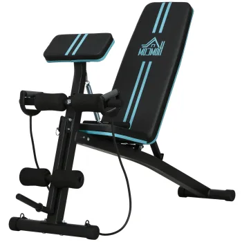 HOMCOM Banca Reglabila - Antrenament Complet Acasa, Multifuntionala | Aosom Romania imagine