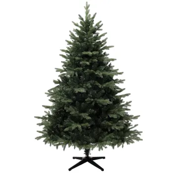 HOMCOM Brad artificial 180 cm in stil molid cu 1696 varfuri ale ramurilor si picior din otel pliabil, brad de Craciun pentru acasa sau birou, verde | Aosom Romania imagine