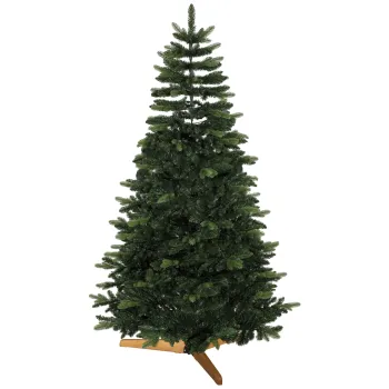 HOMCOM Brad artificial de Craciun Brad Nobil, 1161 ramuri, 210 cm, verde | Aosom Romania imagine