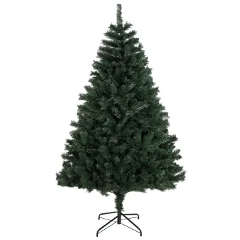 HOMCOM Brad de Craciun Artificial, 180 cm, cu 820 de Crengi Ignifuge, Verde | Aosom Romania imagine