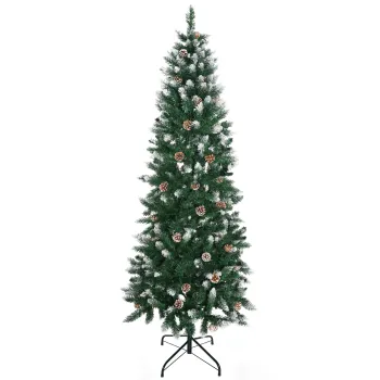  Brad de Craciun cu zapada imagine