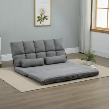 HomCom Canapea de podea, canapea pliabila, saltea pliabila, | AOSOM RO imagine