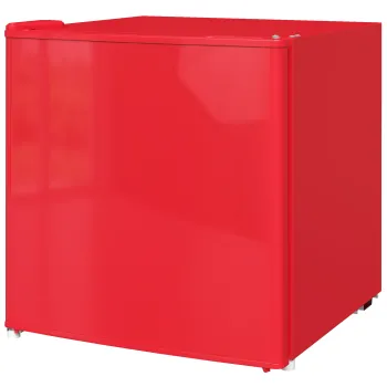 HOMCOM Congelator de masa cu capacitate de 35 litri, congelator mic cu usa reversibila, Rosu | Aosom Romania imagine