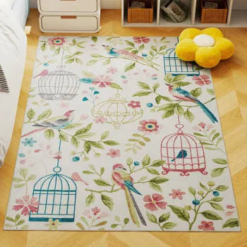 HOMCOM Covor de tara, versatil, din poliester, usor de intretinut, antiderapant, colorat | Aosom Romania imagine