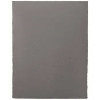 HOMCOM Covor living 200 x 140 cm, covor cu fire lungi, lavabil la masina, antiderapant, din blana sintetica, gri deschis | Aosom Romania imagine