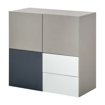 HOMCOM Dulap multifunctional cu sertare si usi, mobilier pentru Camera de zi Dormitor Birou imagine