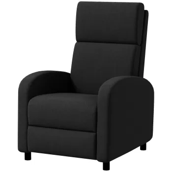 HOMCOM Fotoliu relax fotoliu inclinabil salon fotoliu de relaxare - spatar reglabil pana la 160? suport pentru picioare integrat | Aosom Romania imagine