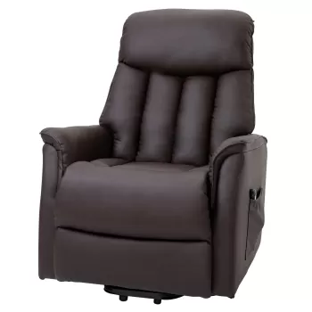HOMCOM Fotoliu Relax Ridicare cu Telecomanda Reclinabil si Suport pentru Picioare imagine