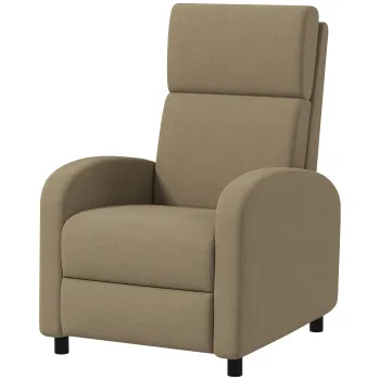 HOMCOM Fotoliu relaxant fotoliu inclinabil lounge fotoliu de relaxare - spatar reglabil pana la 160? suport pentru picioare integrat | Aosom Romania imagine