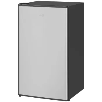 HOMCOM Frigider Mic cu Usa Reversibila, Congelator si Temperatura Reglabila, 47,5x44,2x84 cm, Negru | Aosom Romania imagine