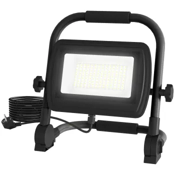 HOMCOM Lampa de Lucru LED, Portabila si Rezistenta la Intemperii, 25,5x16x25,5 cm, Negru | Aosom Romania imagine