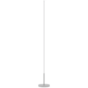 HOMCOM Lampa de Podea LED Reglabila cu Telecomanda de 150cm Inaltime, Argintiu | Aosom Romania imagine