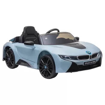 HOMCOM Licensed BMW I8 Coupe Masina Electrica telecomanda MP3 baterie pentru 3-8 ani imagine