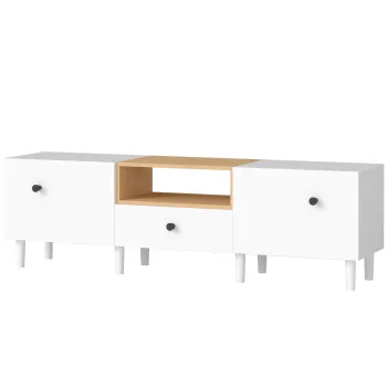 HOMCOM Mobilier TV, Suport TV pana la 70