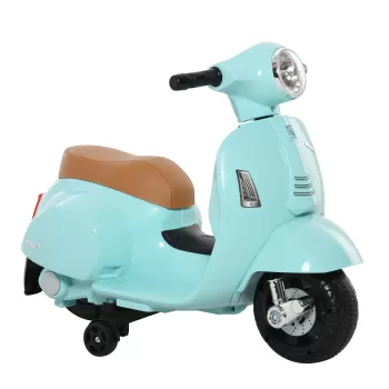 HOMCOM Motocicleta Electrica pentru Copii, Baterie 6V pentru Copii cu varste cuprinse intre 18-36 luni Verde 66.5x38x52cm imagine
