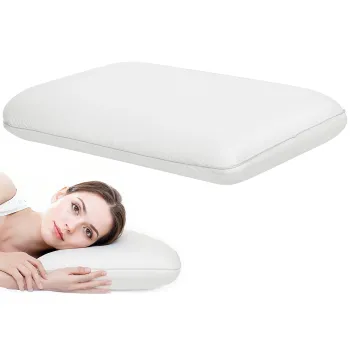 HOMCOM Perna Memory Foam cu Husa Detasabila 60x40x10 cm Crem | Aosom Romania imagine