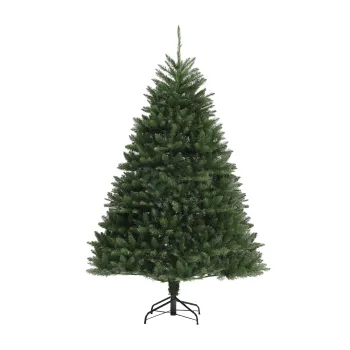 HOMCOM Pom de Craciun Artificial Inalt de cu 1838 Ramuri, Pom de Craciun Realist cu Baza de Otel, O130x195 cm, Verde | Aosom Romania imagine
