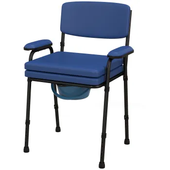 HOMCOM Scaun cu Vas de Toaleta pentru Varstnici imagine