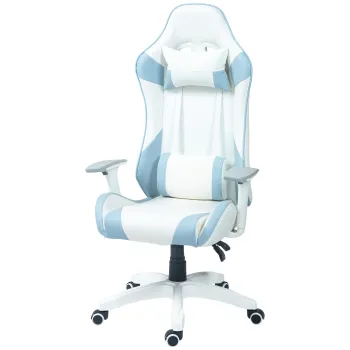 HOMCOM Scaun Gaming pentru computer din piele artificiala imagine