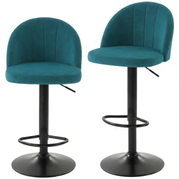 HOMCOM scaune inalte tejghea | Aosom Romania imagine