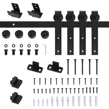 HOMCOM Set Complet Usa Glisanta de 183 cm - Perfect pentru orice spatiu | Aosom Romania imagine