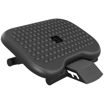 HOMCOM Suport pentru picioare ergonomic de birou, inaltime si inclinare reglabile 46 x 35 cm negru | Aosom Romania imagine