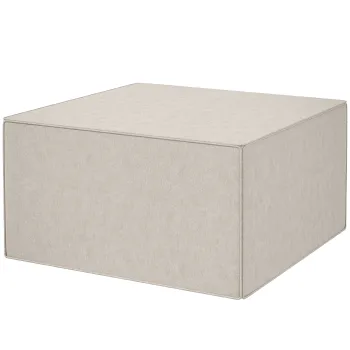 HOMCOM Taburet pentru Picioare 2 in 1 cu Husa Detasabila, Suport pentru Picioare, 75x75x41 cm, Bej | Aosom Romania imagine