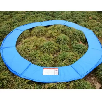 Husa de protectie HOMCOM pentru trambulina O305 cm, din plastic si PE cu captuseala de 15 mm, albastru imagine