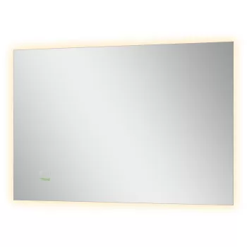 kleankin Oglinda de baie iluminata cu LED-uri, oglinda de baie dreptunghiulara de perete cu iluminare din spate, 60x90 | AOSOM RO imagine