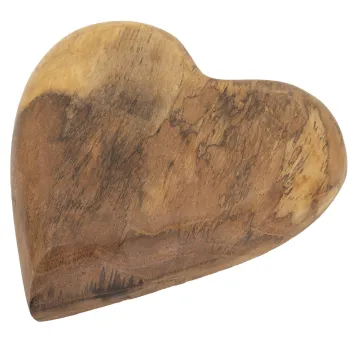 Mauro Ferretti Decoratie Inima Tec cm 16X14X4,5 | Aosom Romania imagine