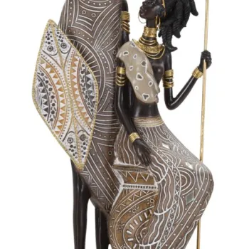 Mauro Ferretti Familia Tribala Masai cm 16,5X11,5X38 | Aosom Romania imagine