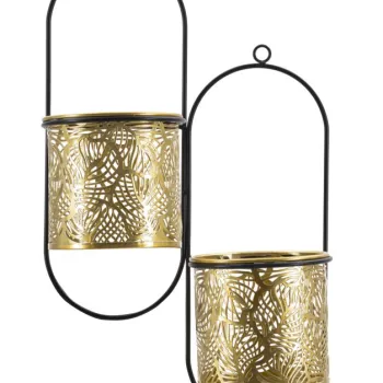 Mauro Ferretti  Jardiniera Perete Dublu Hong cm 27X14X48 | Aosom Romania imagine