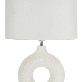 Mauro Ferretti Lampa De Masa Alb  cm 28,5X15X43 | Aosom Romania imagine