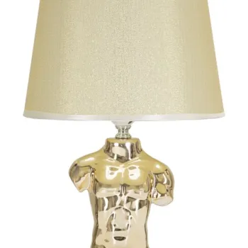 Mauro Ferretti Lampa De Masa Glam Barbat cm 25X42,5 | Aosom Romania imagine