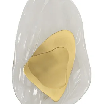 Mauro Ferretti Lampa De Masa  Ocean Gold cm 21X8X31 | Aosom Romania imagine