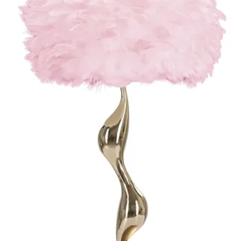 Mauro Ferretti Lampa De Masa Subtire Roz cm O 40X63 | Aosom Romania imagine