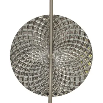 Mauro Ferretti Lampa De  Perete Argintie cm 28X15X54 | Aosom Romania imagine