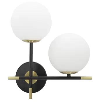 Mauro Ferretti LAMPA DE PERETE DARKY DUBLA CM 30x17x35 imagine