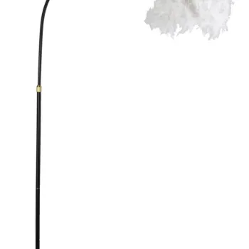 Mauro Ferretti Lampa De Podea Alb Si Negru cm 100X150-180 | Aosom Romania imagine