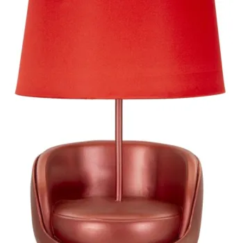 Mauro Ferretti Lampa Pentru Noptiera Midcentury Rosie cm O 26X43 | Aosom Romania imagine