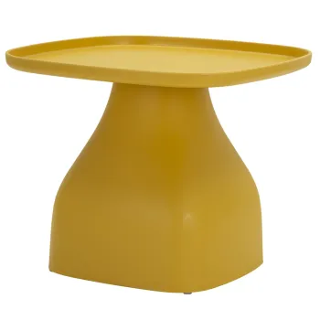 Mauro Ferretti Masa Gea Galben cm 48x48x37 | Aosom Romania imagine