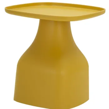 Mauro Ferretti Masa Gea Galben cm 48x48x49 | Aosom Romania imagine