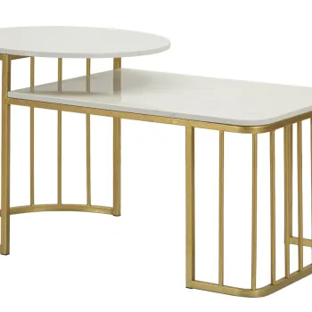 Mauro Ferretti Masuta De Cafea Ankara Cm 90X50X48 | Aosom Romania imagine