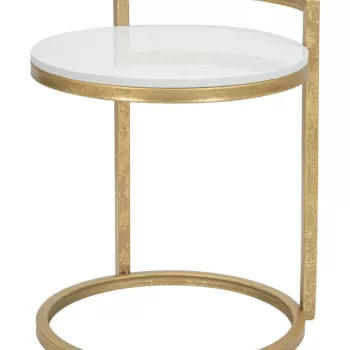 Mauro Ferretti Masuta rotunda MARBLE CM 40X43X50 imagine