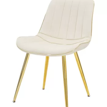 Mauro Ferretti SCAUN PARIS CREM/AURIU SET 2 BUC CM 51X59X79 imagine